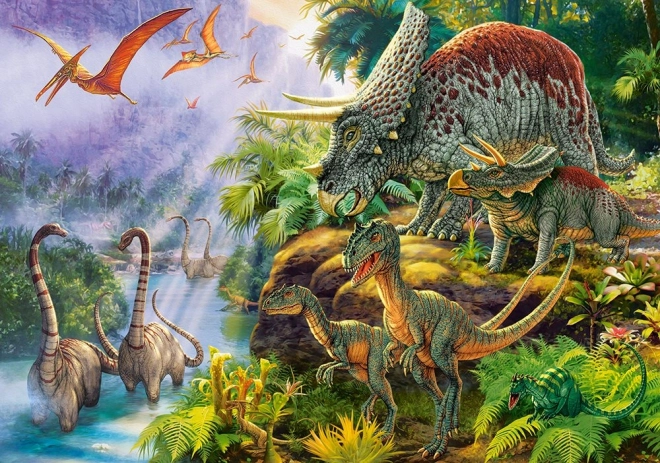 Puzzel 500 stukjes Dinosaur Valley