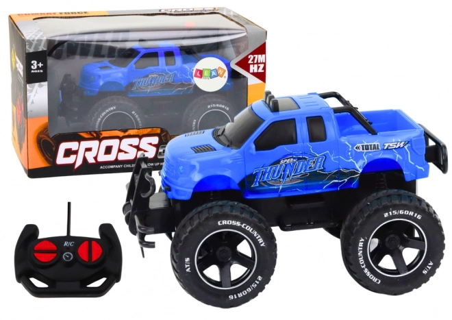 Race Monster Truck op afstandsbediening 1:18 – blauw