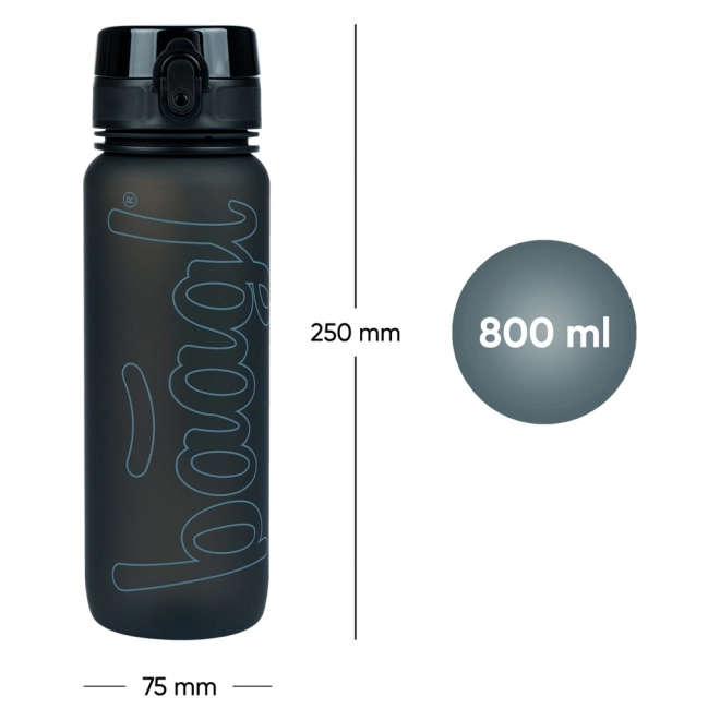 BAAGL Tritan Drinkfles Zwart, 800 ml