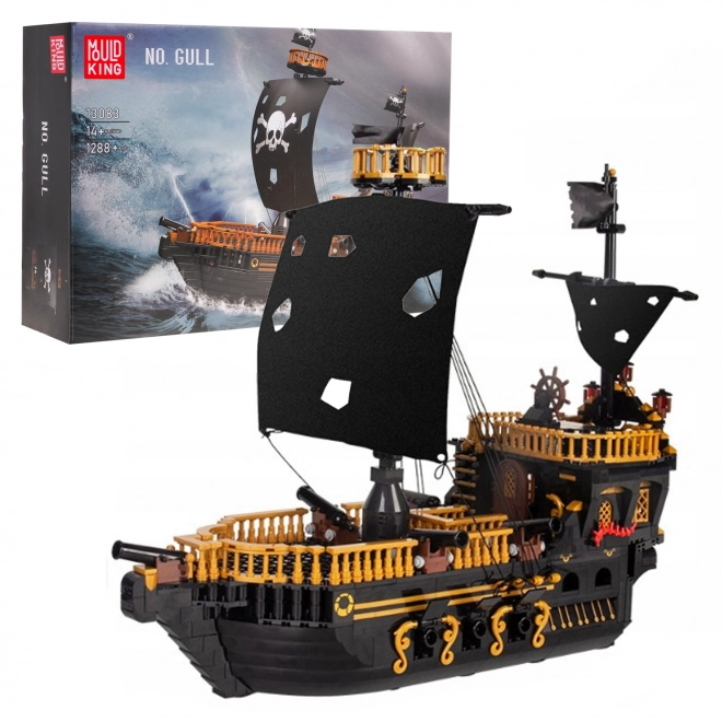 Piratenschip bouwset 1288 stukken