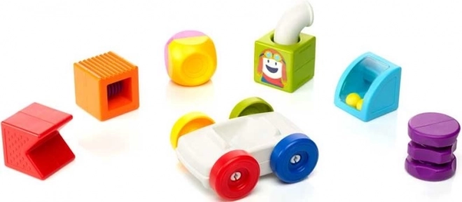 SmartMax - Mijn eerste magnetische bouwnet met auto 2v1