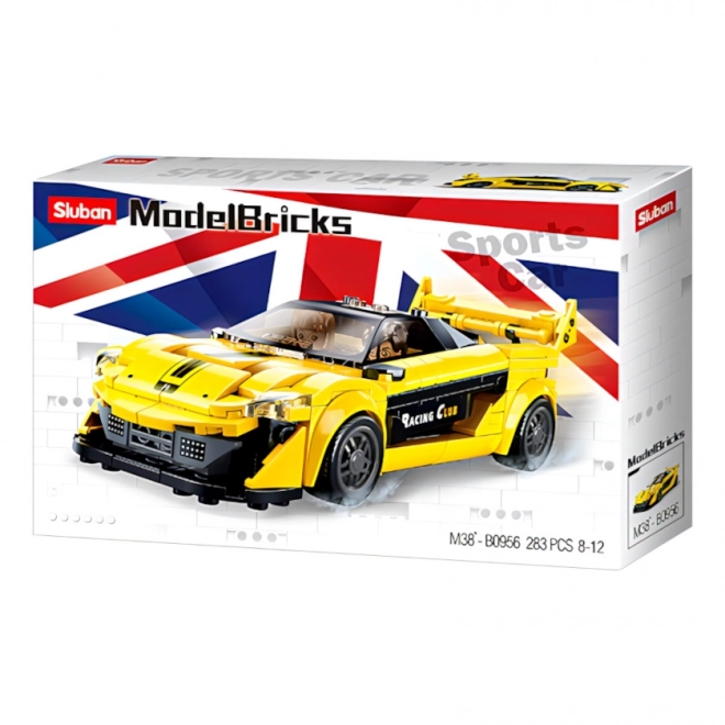 Sluban Model Steentjes M38-B0956 Gele Engelse Sportauto