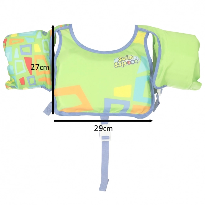 Bestway zwemvest voor kinderen van 3-6 jaar, 19-30 kg, groen