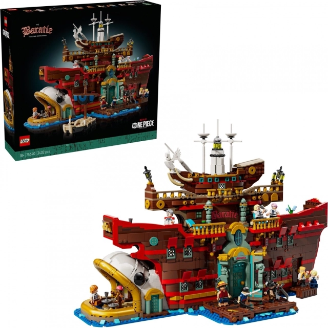 Lego ONE PIECE drijvend restaurant Baratie