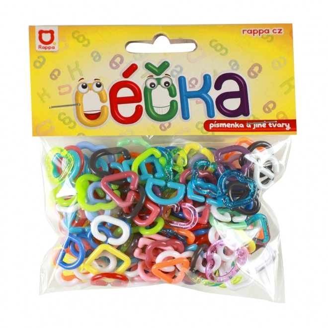 Gekleurde letters en c's - 150 stuks