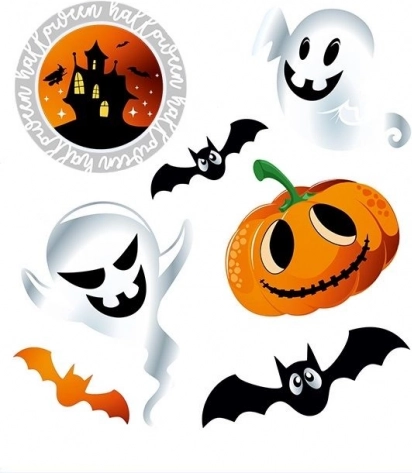 Vrolijke Halloween-motieven