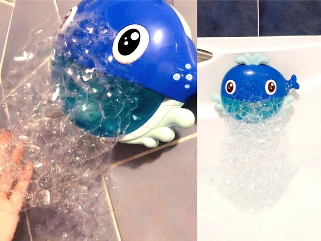 Badspeelgoed Bubble walvis maakt schuim + melodie ZA3280