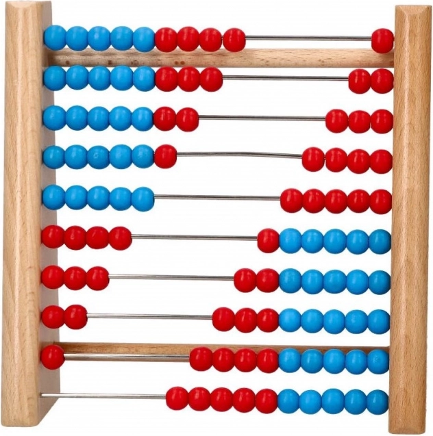 Blauw-rode telraam