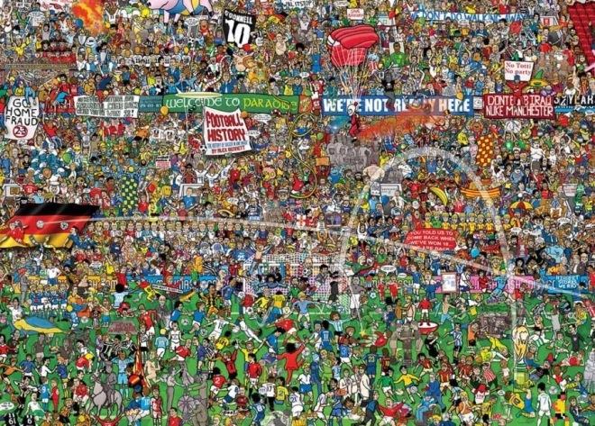Puzzel Geschiedenis van het Voetbal 3000 Stukjes