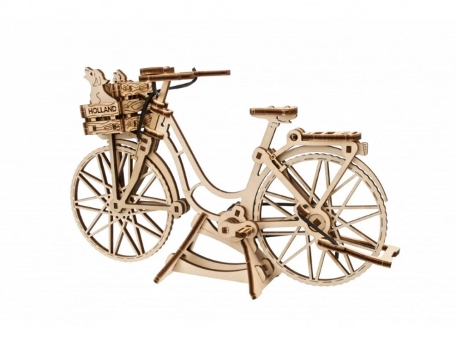Ugears 3D houten mechanische puzzel Holland Fiets