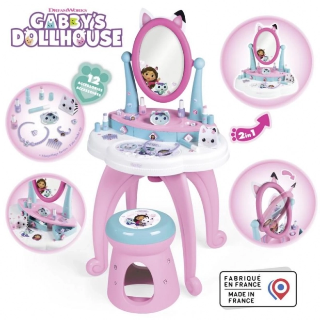 Gabby's Poppenhuis 2v1 Toiletset met Stoeltje