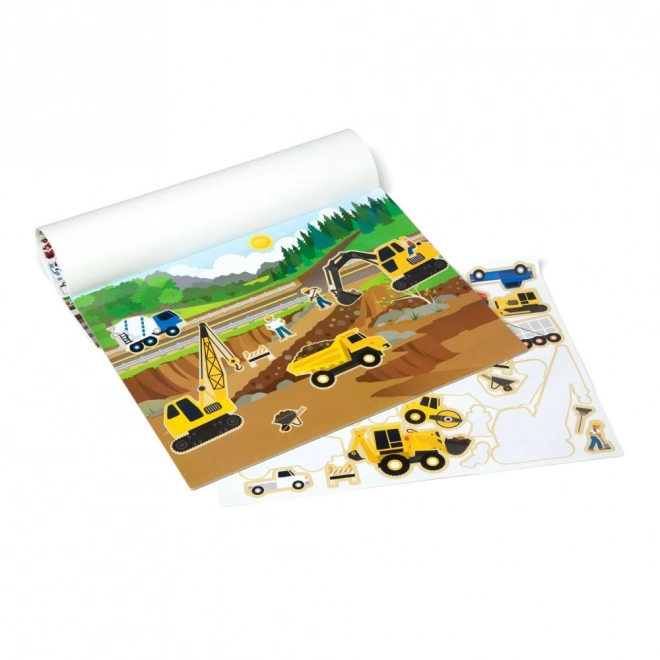 Melissa & Doug - herbruikbare stickers Voertuigen