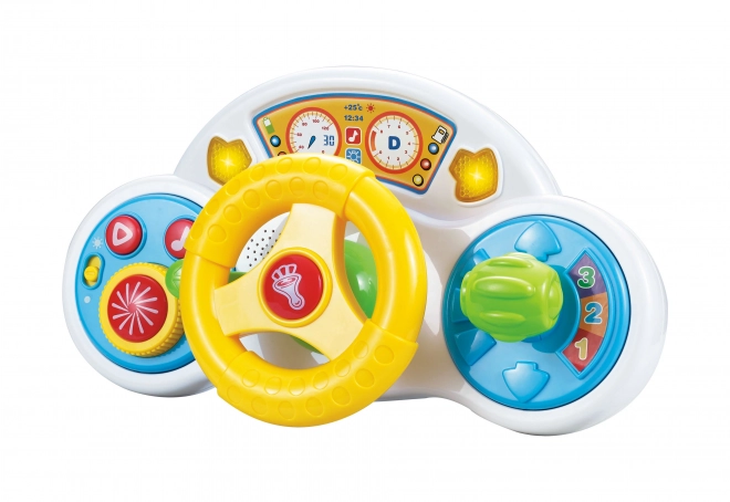 Interactief stuurwiel met effecten