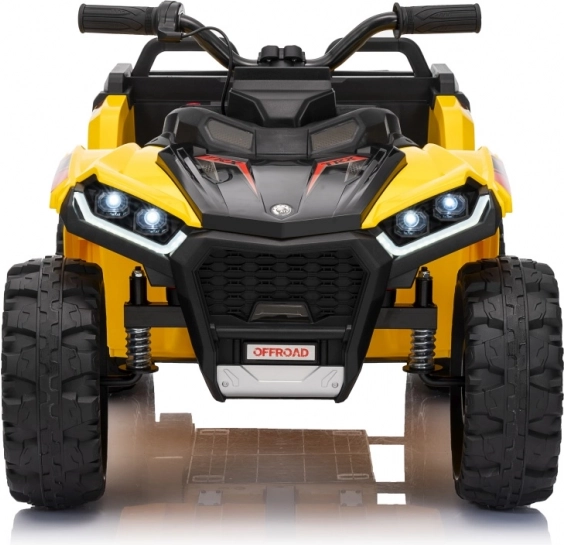 Gele sportieve kinderquad TX ATV