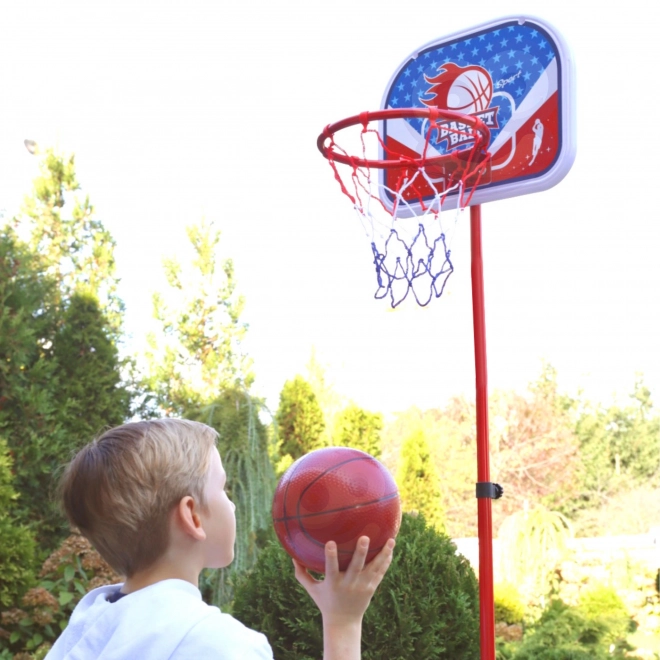 Basketbalset WOOPIE met standaard en bal