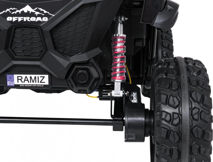 Kracht 4×200 W en 24V voor echt terrein