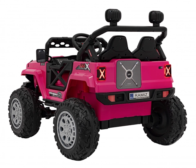 Off Road roze elektrische kinderauto