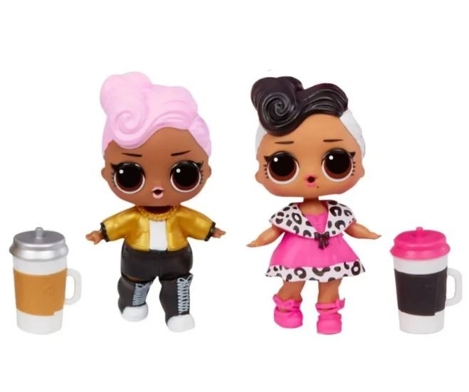 L.O.L. Verrassing Winter Disco OMG Pop Dollie & 24K DJ Poppen Set