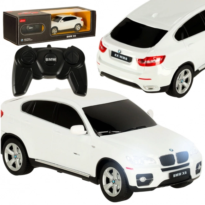 Op afstand bestuurbare auto BMW X6 1:24 wit