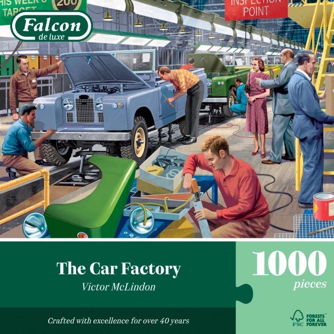 Puzzel Automobielfabriek 1000 stukjes