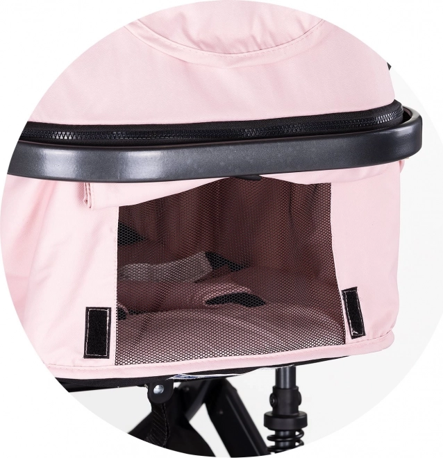 Gecombineerde kinderwagen Amore 2in1 roze marshmallow