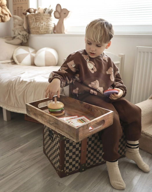 Houten burgerrestaurant WOOPIE GREEN voor kinderen