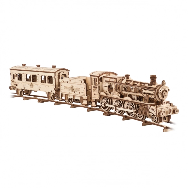 Ugears 3D houten mechanische puzzel Harry Potter Zweinstein Express