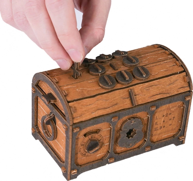 Escape Room Schatkist houten 3D-puzzel