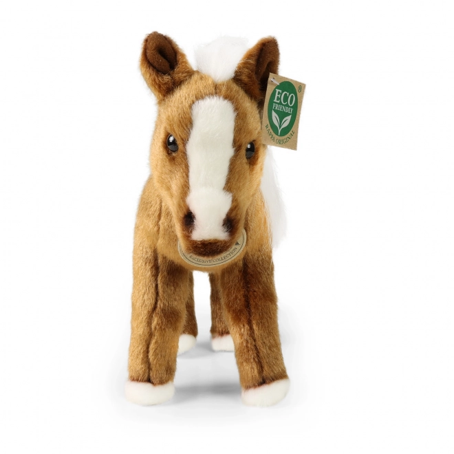 Eco-vriendelijke pluchen paard