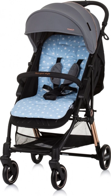 CHIPOLINO Zachte inlegkussen voor kinderwagen Roze sterren