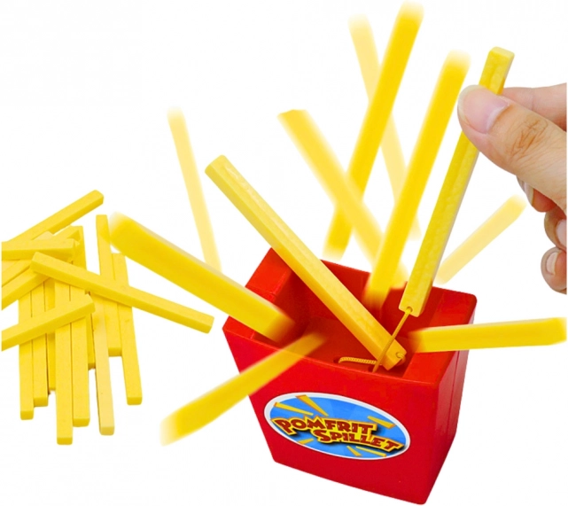 Familievaardigheidsspel Springende Frietjes