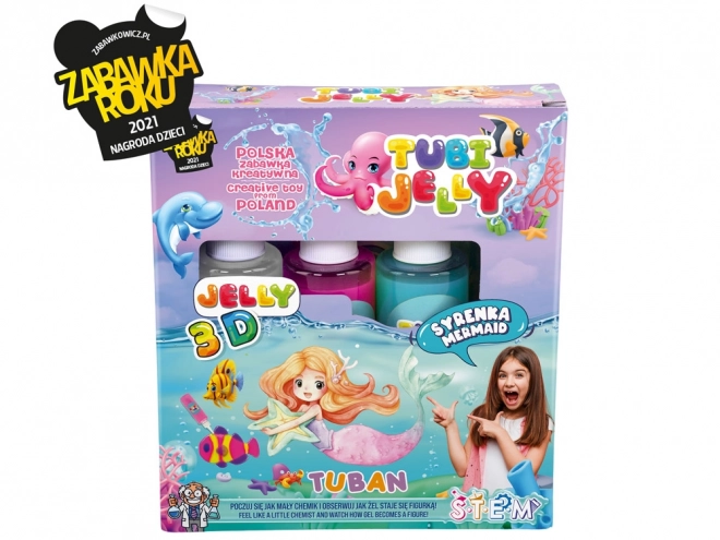 Sada Tubi Jelly 3 kleuren - Zeemeermin