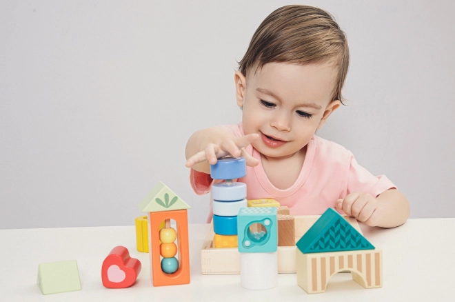 Houten sensorische blokken Classic World Montessori