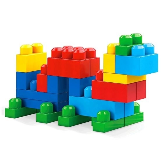 Mega Bloks First Builders Blokken in plastic zak 60 stuks