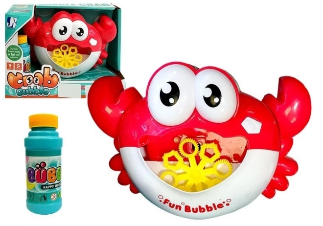 Zeepbelmassa Machine Krab Rood