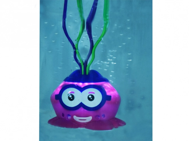 Leuke lichtgevende krab voor duikles