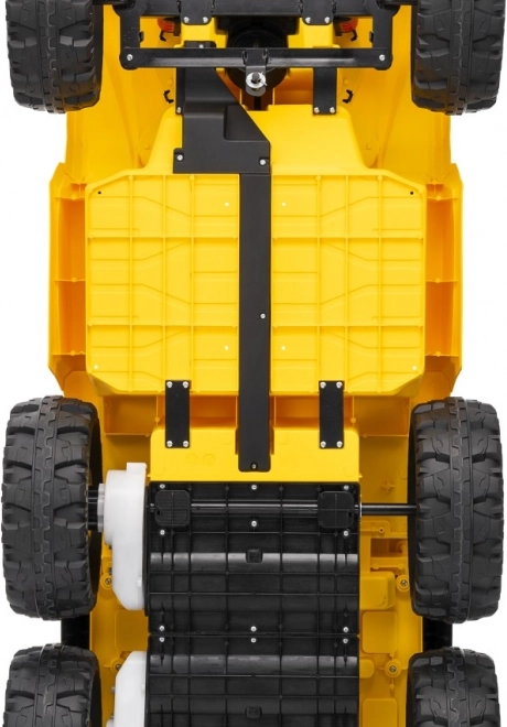 Gele sportieve kinderquad TX ATV