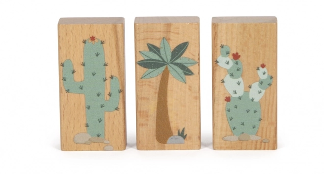 Small foot Houten Blokken Dino
