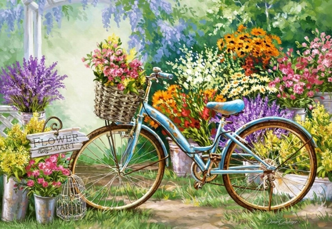 Puzzel 1000 stukken Bloemenmarkt