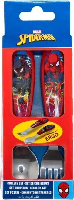 Kinderbestekset Spiderman