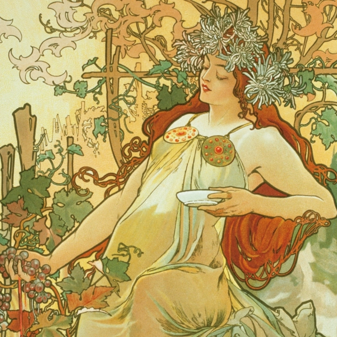Notitiekalender Alfons Mucha 2026