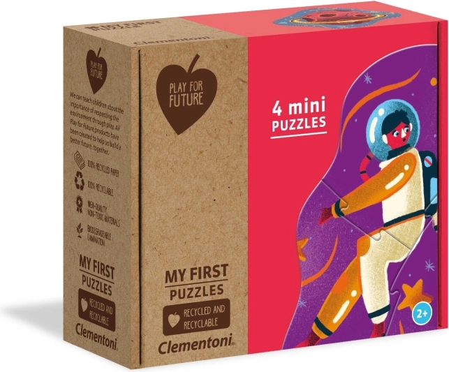 Clementoni Mijn eerste puzzels In de ruimte 4-in-1