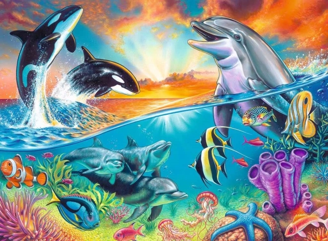 Ravensburger puzzel Leven in de oceaan XXL 200 stukjes