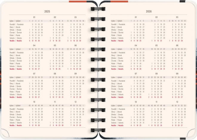 Notique spiraalagenda Petito Japan 2025/2026