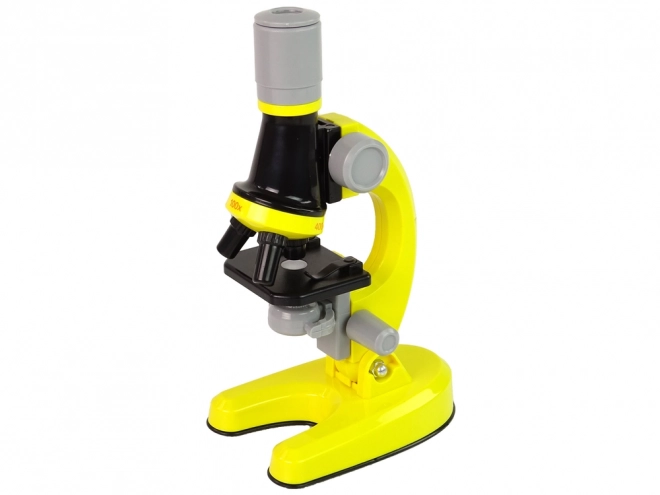 Kinder educatieve microscoop geel
