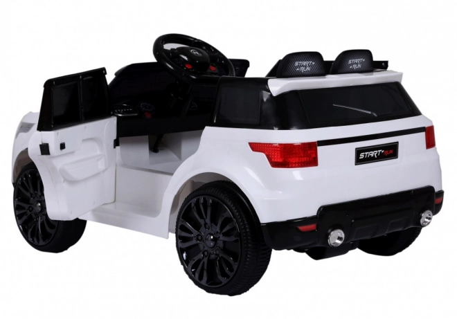 Elektrische auto Land Rapid Racer wit