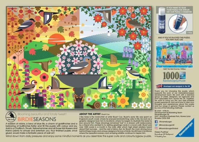 Puzzel Ik hou van vogeltjes