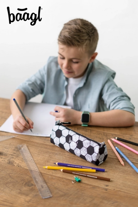 Baagl studentenetui met voetbaldesign