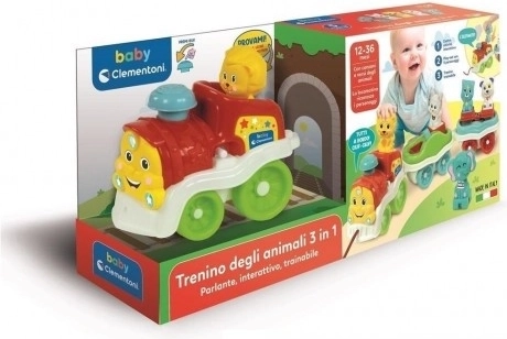 Interactieve trein met dieren CLEMENTONI (spreekt Tsjechisch)