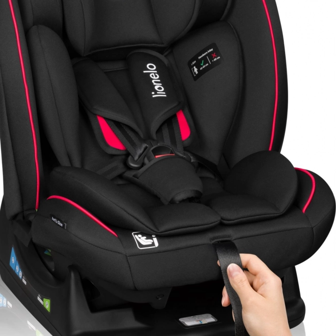 Kinderautostoeltje Lionelo Aart i-Size Zwart Rood 40-150 cm
